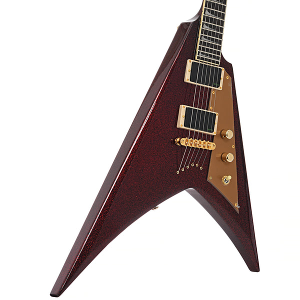 ESP LTD KH-V Electric Guitar, Red Sparkle