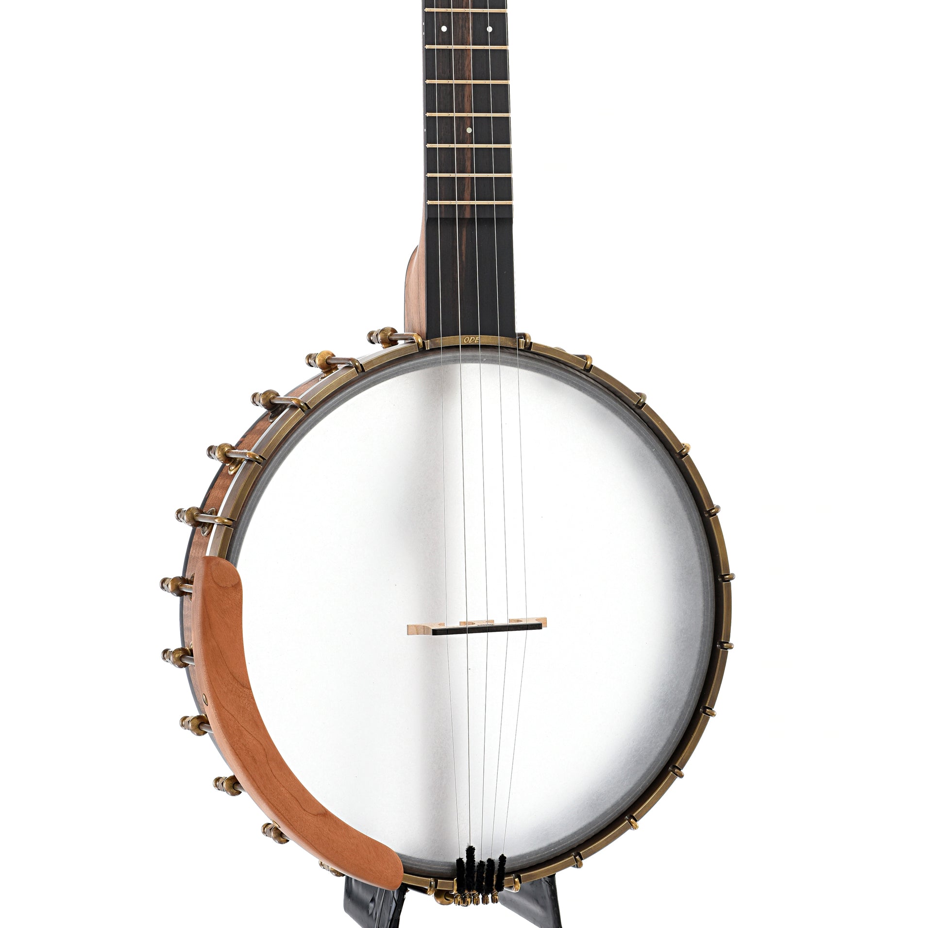 Front and side of Ode Magician 11" Openback Banjo