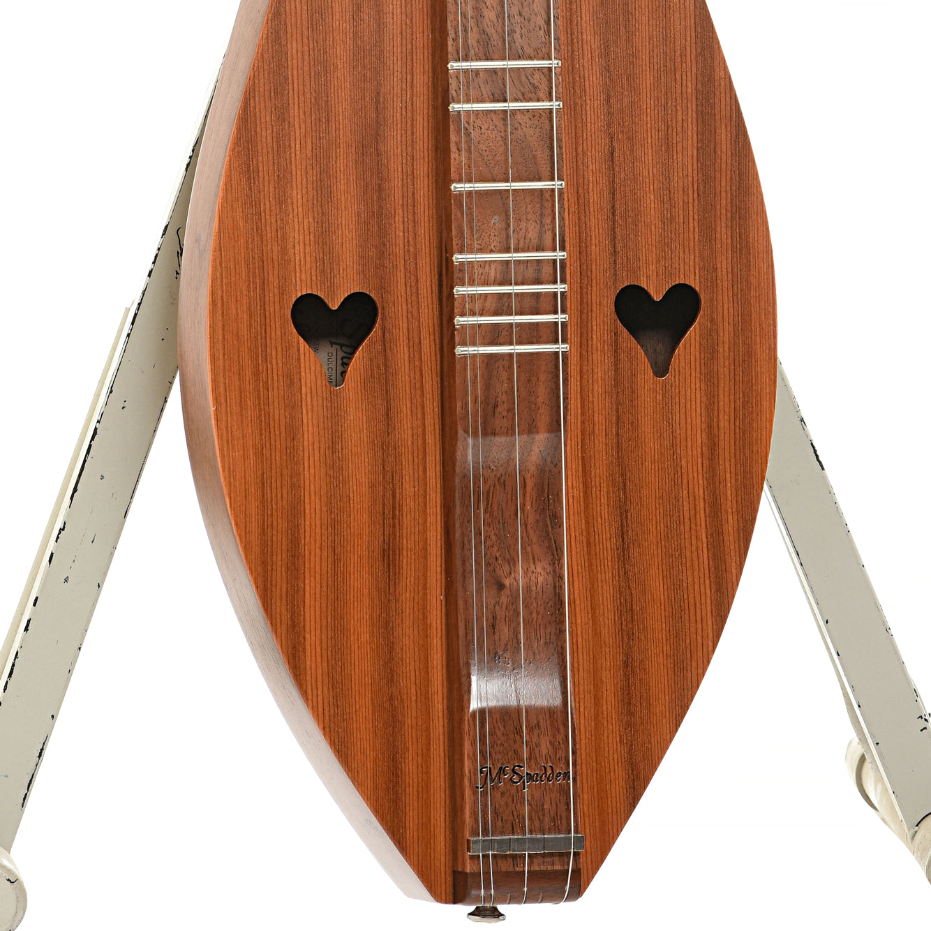 Bridge of McSpadden Ginger 3/4 Size Walnut & Redwood Lap Dulcimer 