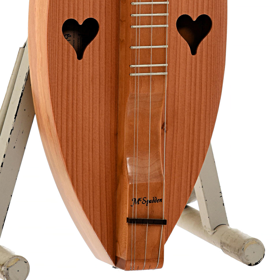 McSpadden 4FH26CR Cherry & Redwood Lap Dulcimer & Gigbag, Short Scale