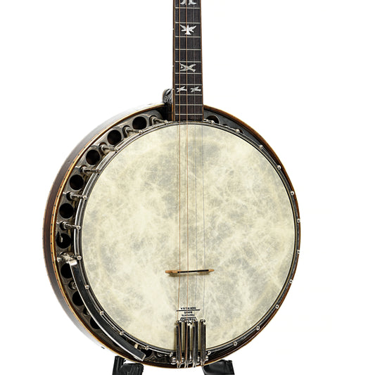 Front and side of Paramount Style C Tenor Banjo 