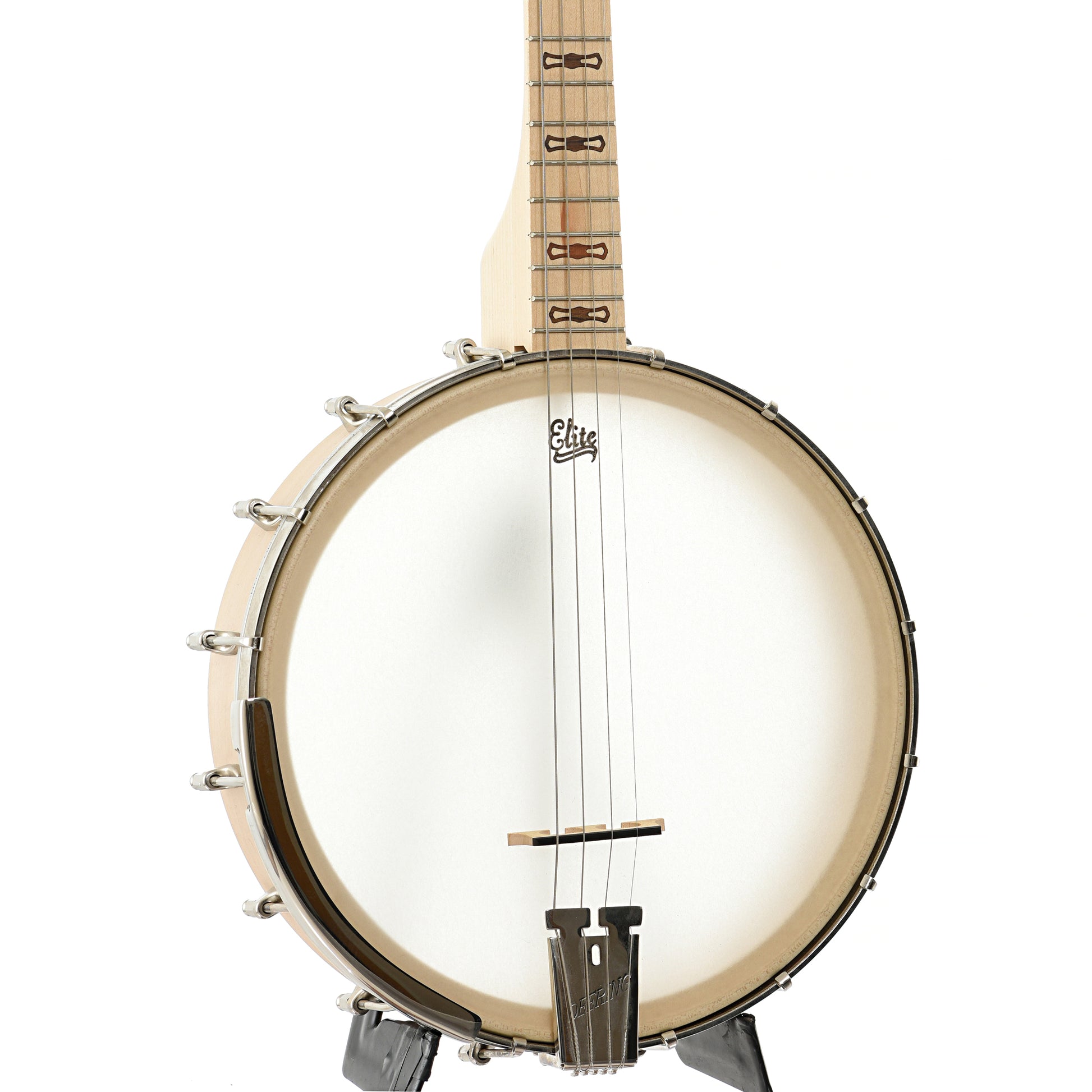 Front and side of Deering Goodtime 17-Fret Tenor Banjo (2010s)