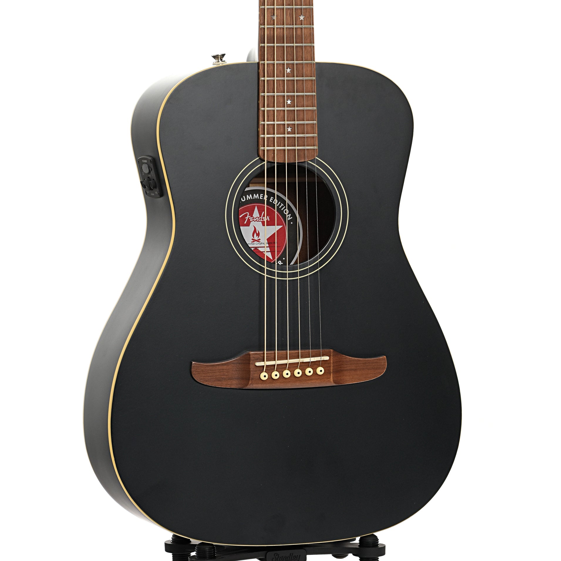 Front and side of Fender Joe Strummer Campfire Acoustic-Electric Guitar (2021)