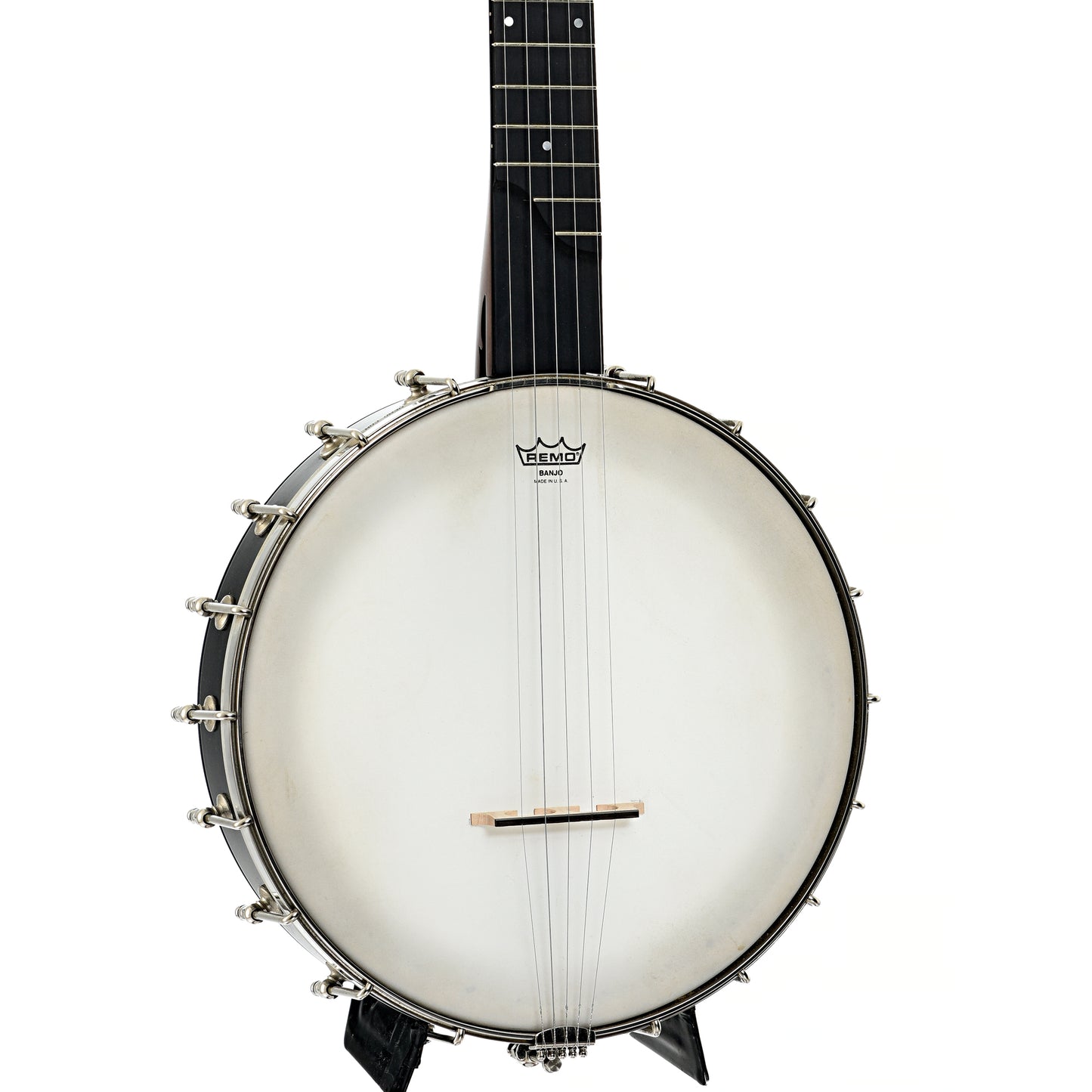 Front and side of Enoch Dobson Model  Openback Banjo (2015)