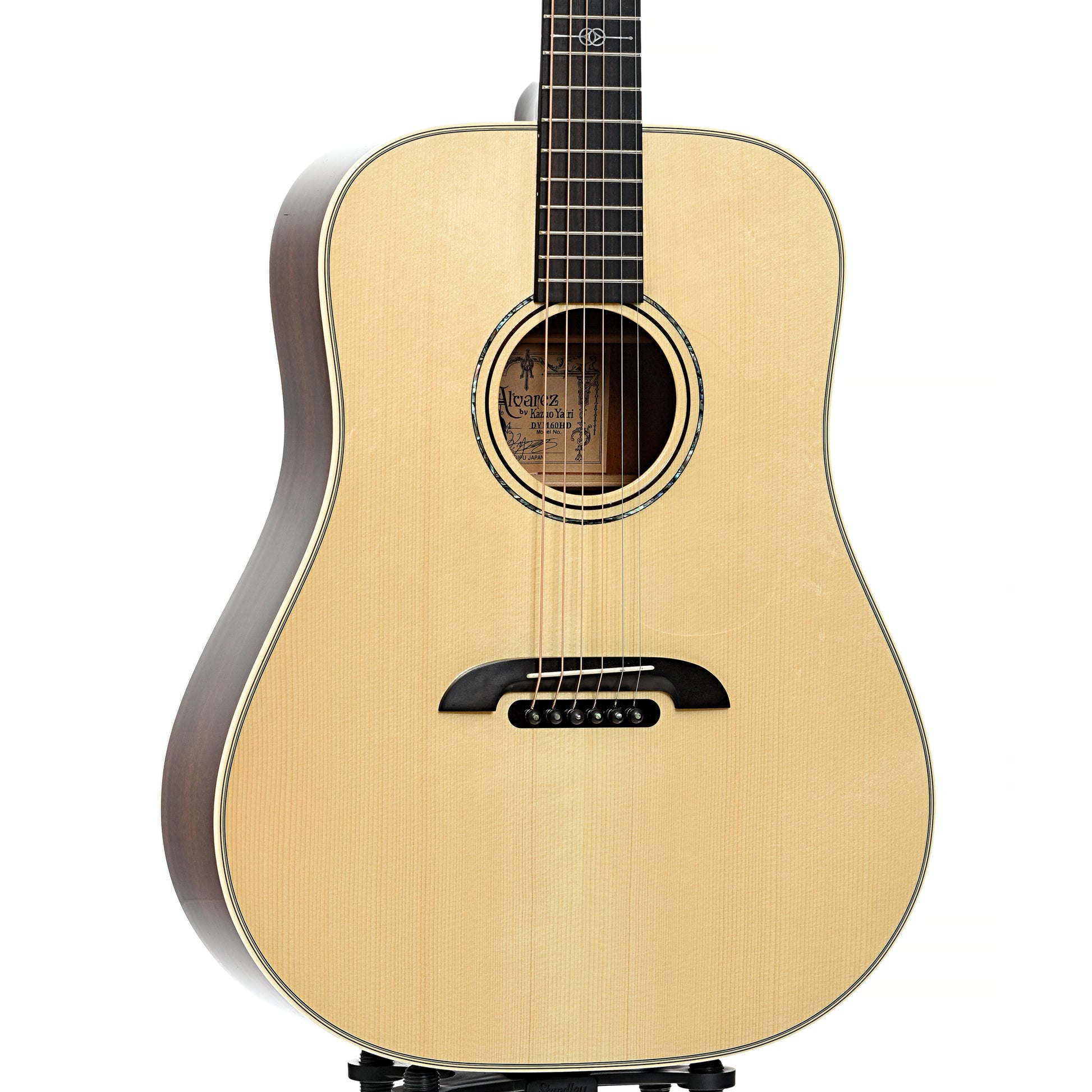 Front and side of Alvarez Yairi DYM60HD Acoustic Guitar (2021)