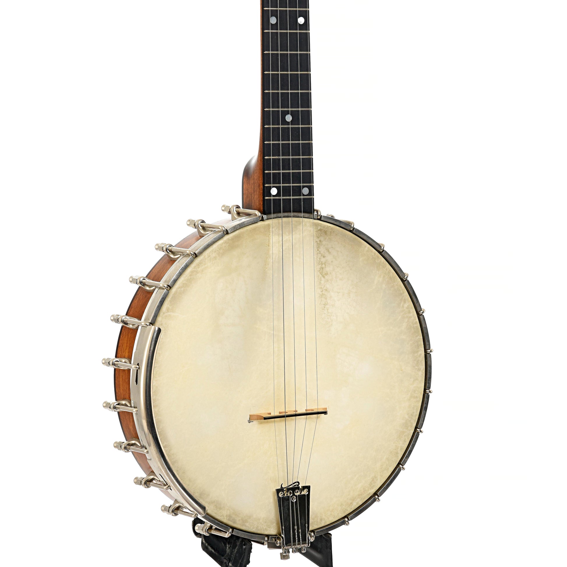 Front and side of Bart Reiter Special Open Back Banjo (1998)