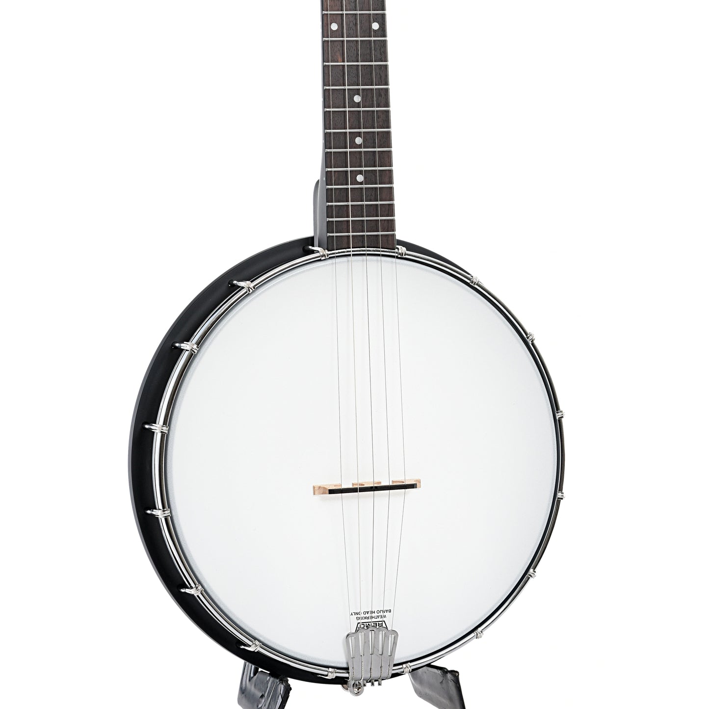 Front and side of Gold Tone AC-Traveler Openback Banjo 