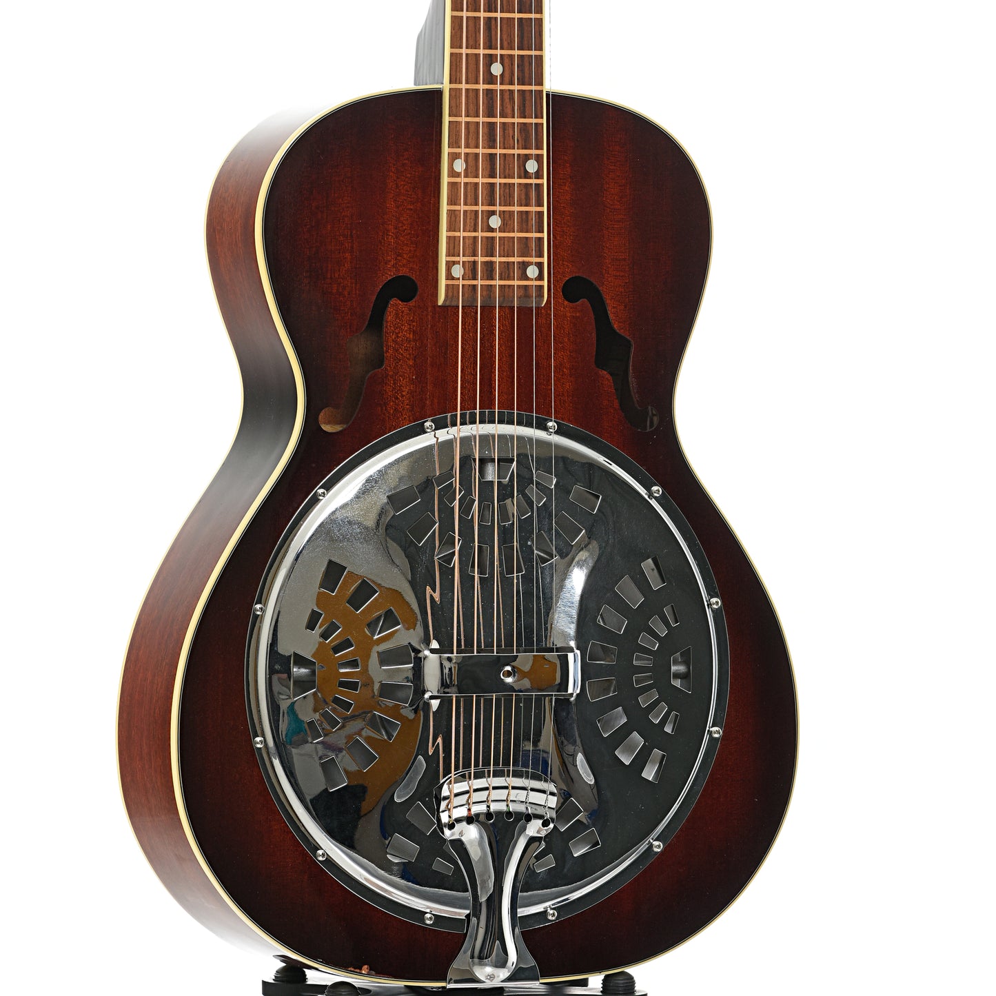 Front and side of Wechter Scheerhorn 6524-F Squareneck Resonator