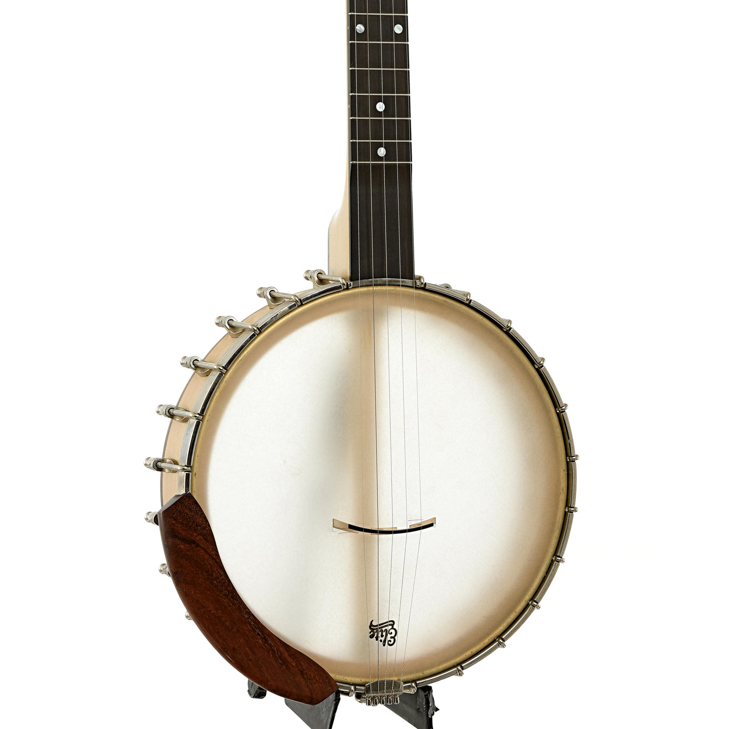 Front and side of Bart Reiter Special Scoop Open Back Banjo 
