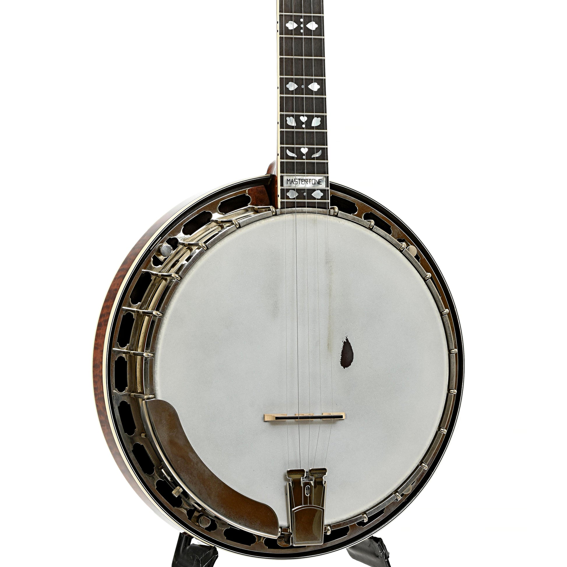 Front and side of Gibson Earl Scruggs Standard Resonator Banjo 