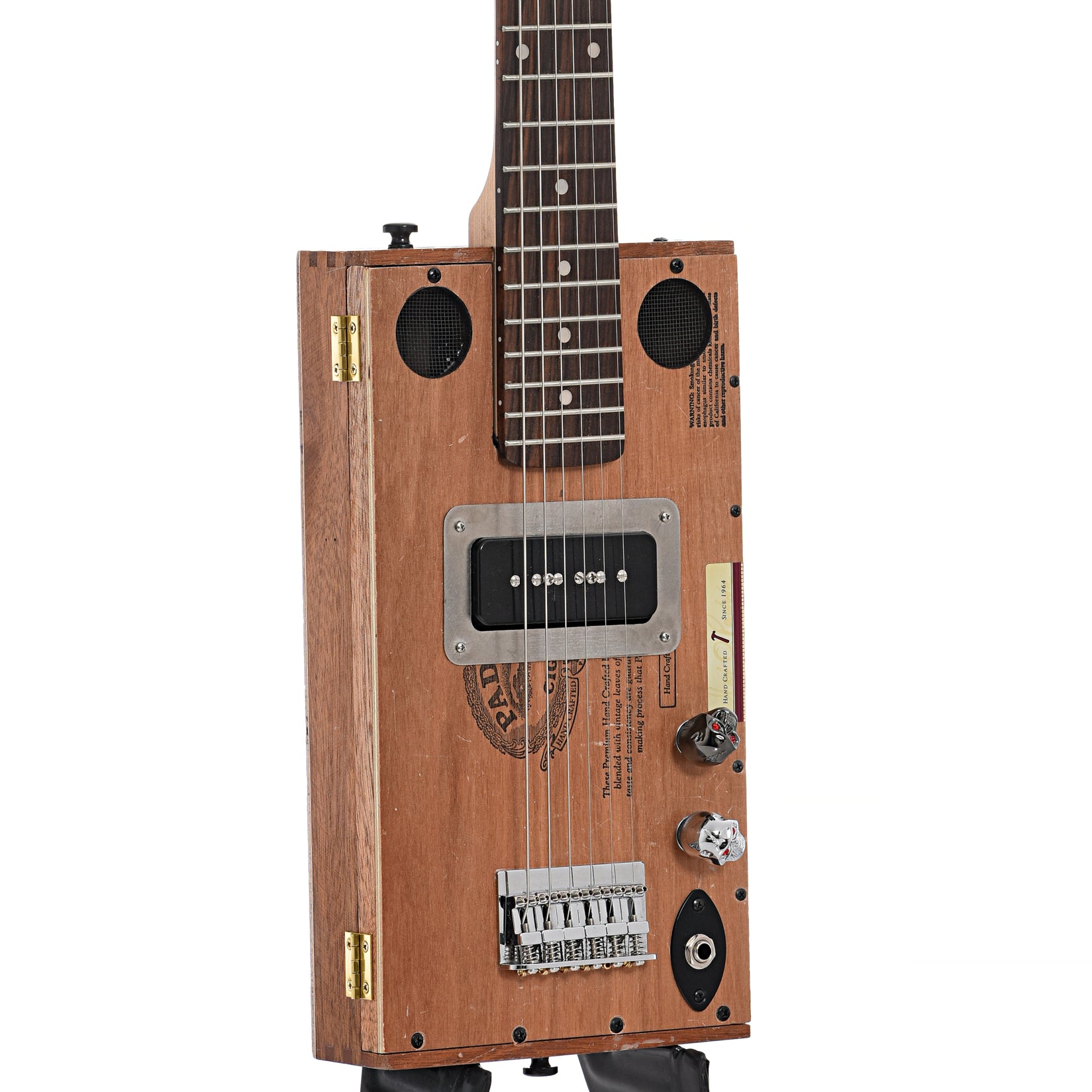 Get Down Guitars 6 String Padron Cigar Box Guitar Elderly