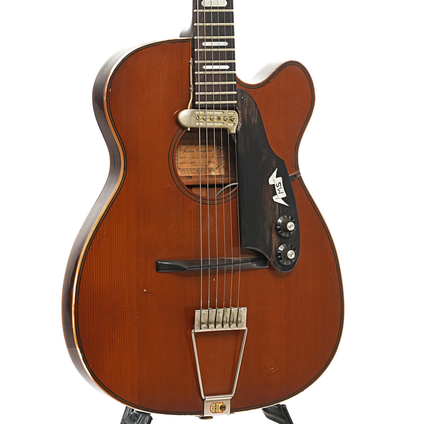Front of Augustino LoPrinzi Archtop Guitar (c.1975)
