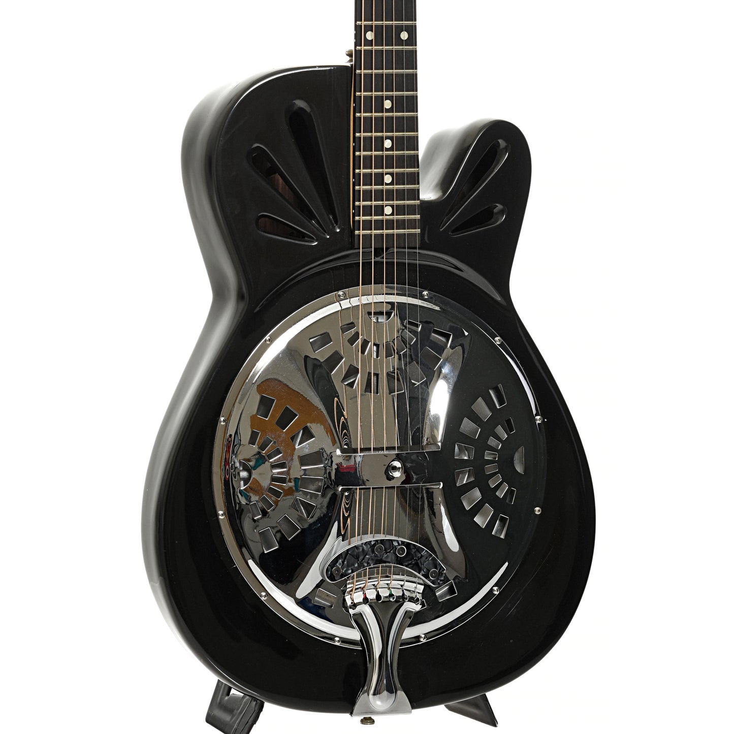 Front and side of Mel-O-Bro Resonator Guitar (2002)