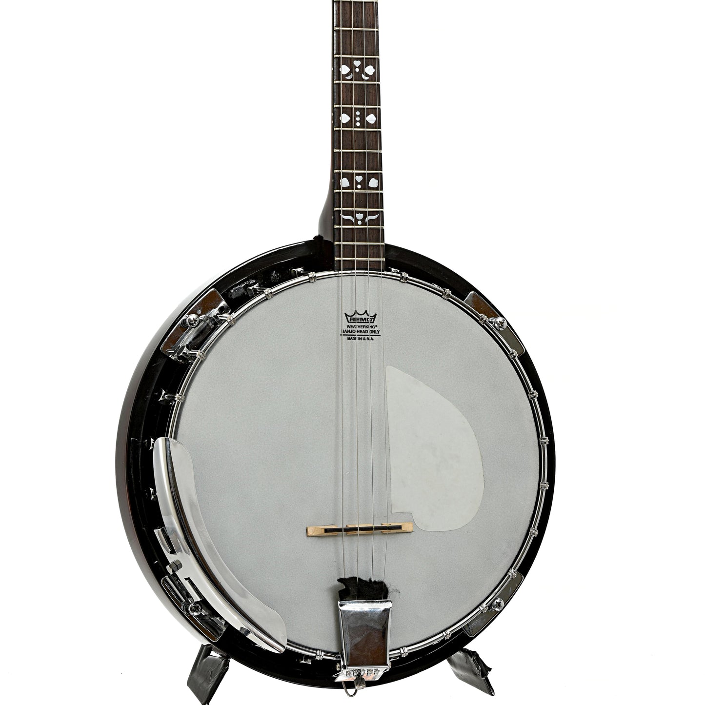 Front and side of Lark in the Morning Tenor Banjo 