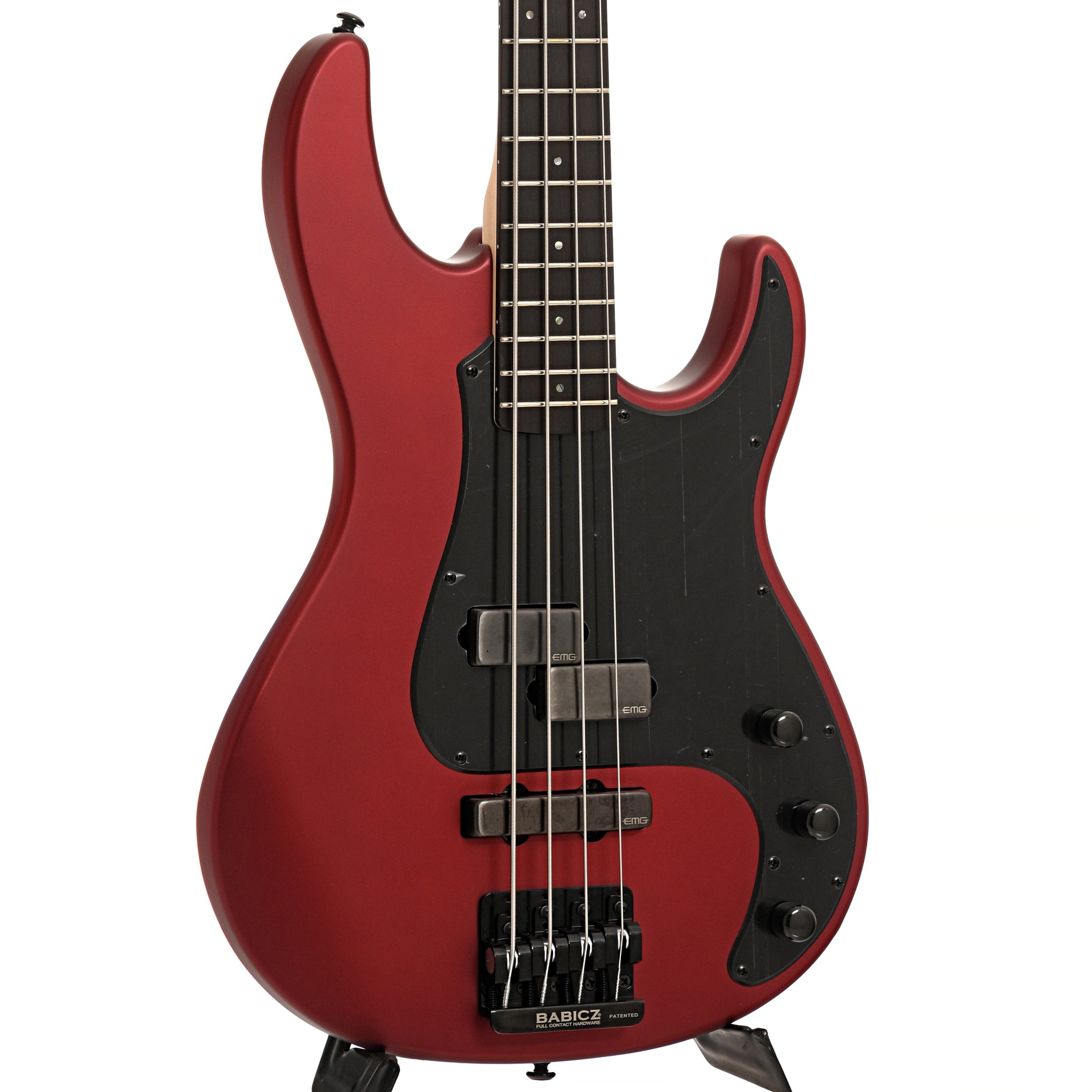 ESP LTD AP 4 4 String Bass Candy Apple Red Satin Elderly Instruments