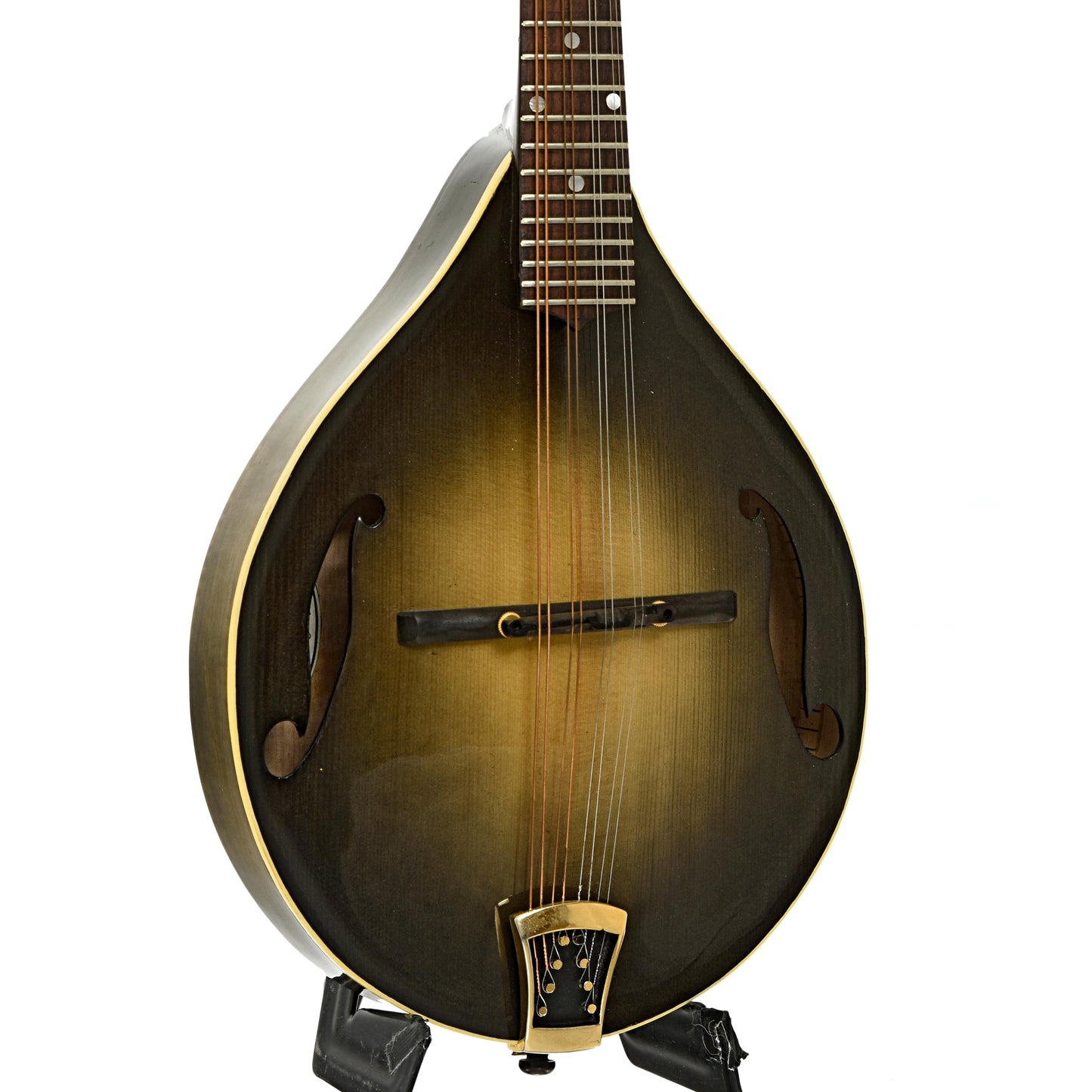 Front and side of Ken Ratcliff Silverangel A-Style Mandolin 