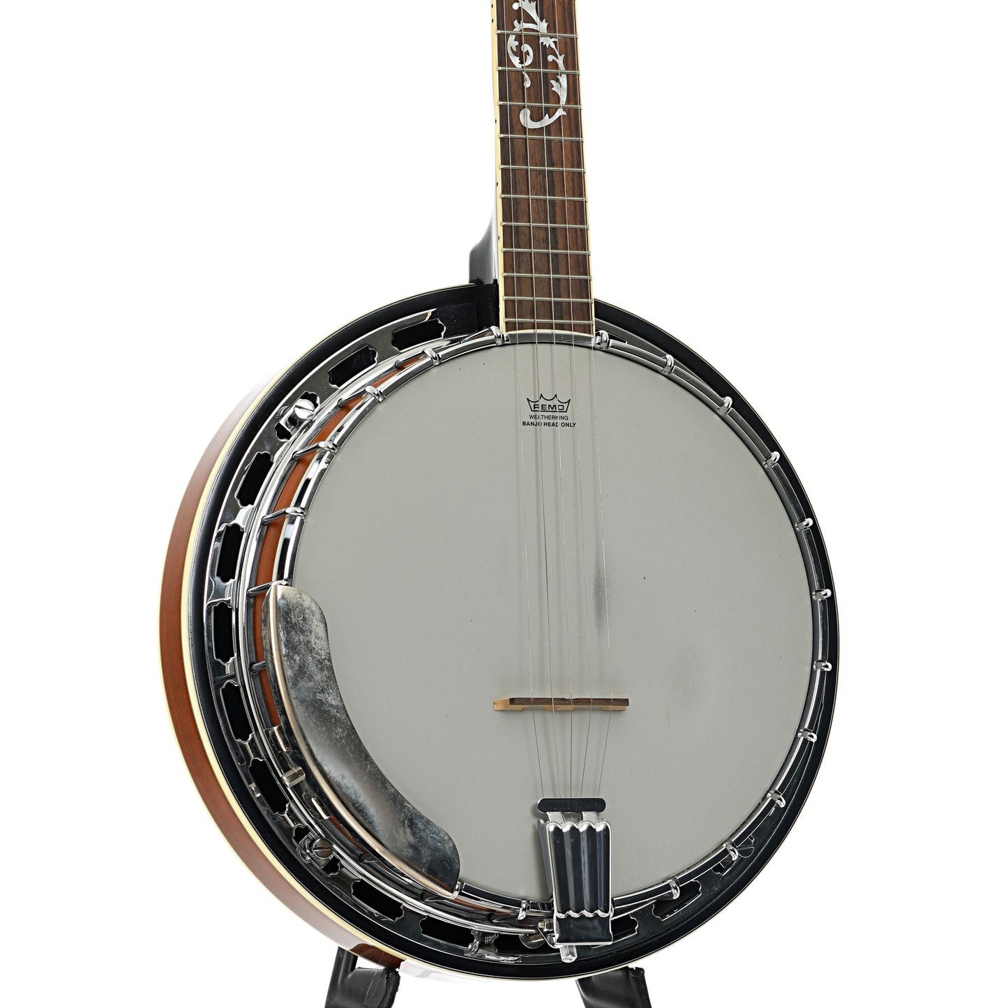 Front and side of Ibanez B200 Resonator Banjo (2014)