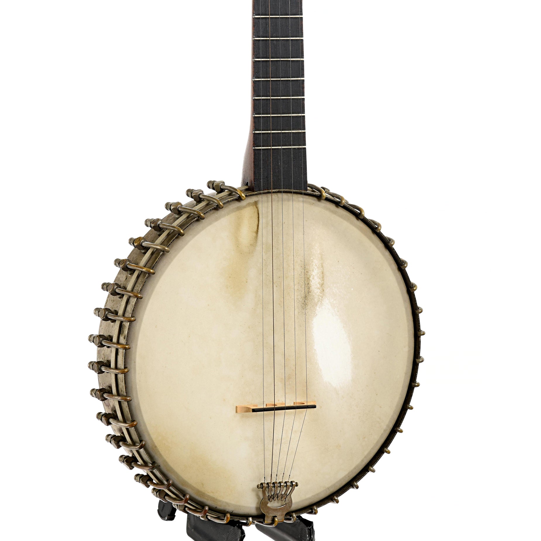 Front and side of Sterling Buckbee-Style Open Back Banjo