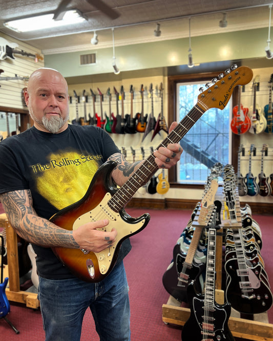 Showroom photo of Fender Stratocaster Electric Guitar (1971)