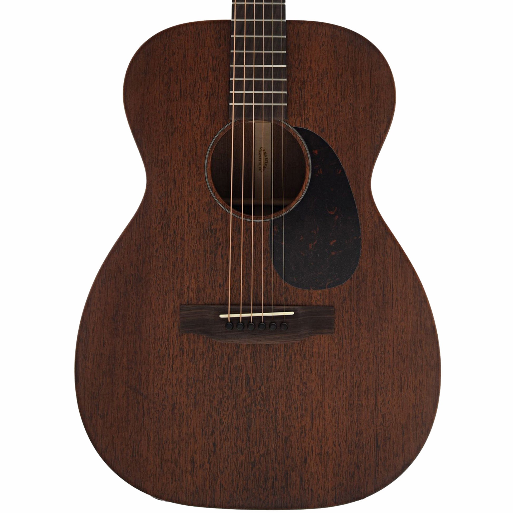 Front of Martin 00-15M Mahogany Guitar