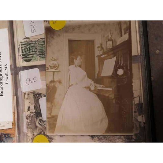 Image 1 of Photo: Woman Playing Piano - SKU# 300U-547 : Product Type Media : Elderly Instruments