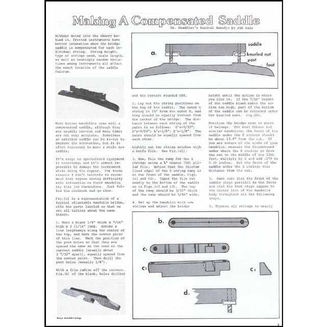 Image 1 of Mandolin Notebook V1, #2, 1977 - SKU# 464-32 : Product Type Media : Elderly Instruments