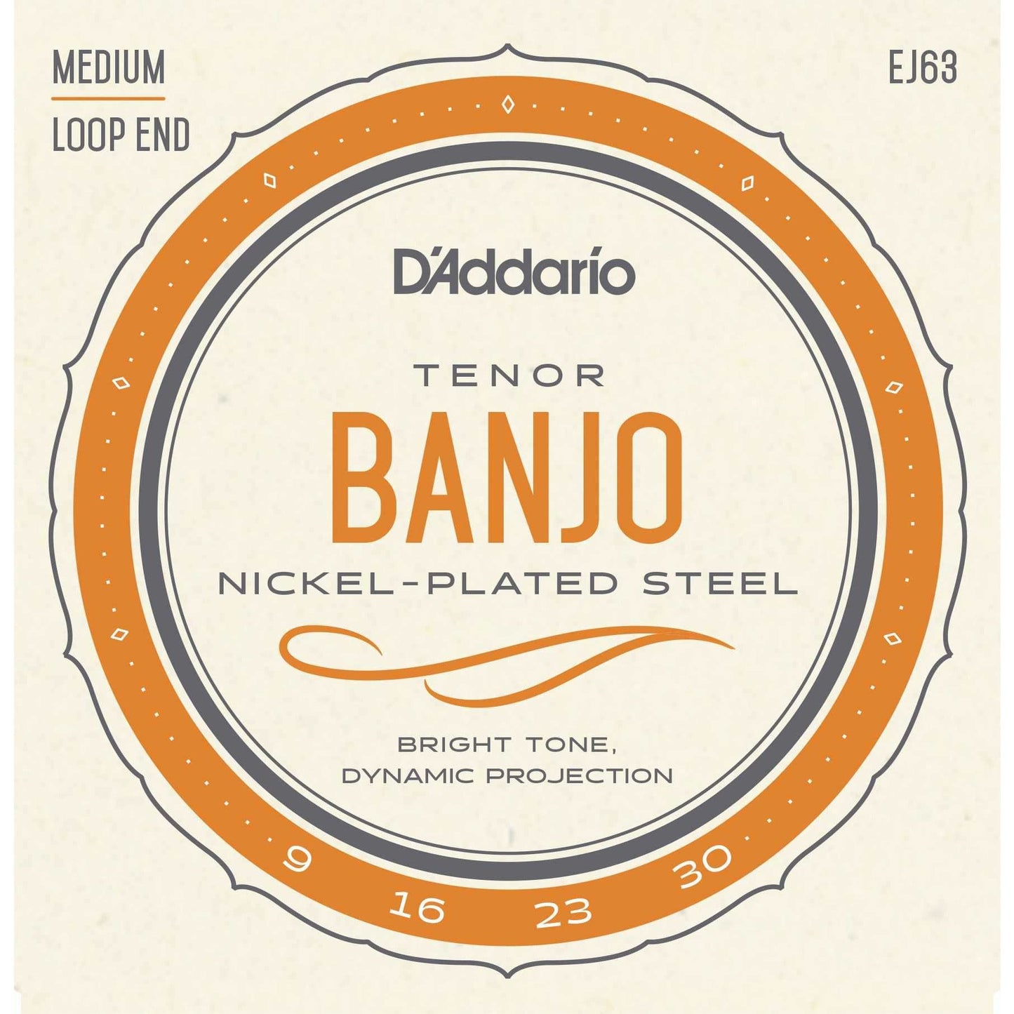 Image 3 of D'Addario EJ63 Nickel Plated Steel Medium Gauge 4-String Tenor Banjo Strings - SKU# J63 : Product Type Strings : Elderly Instruments