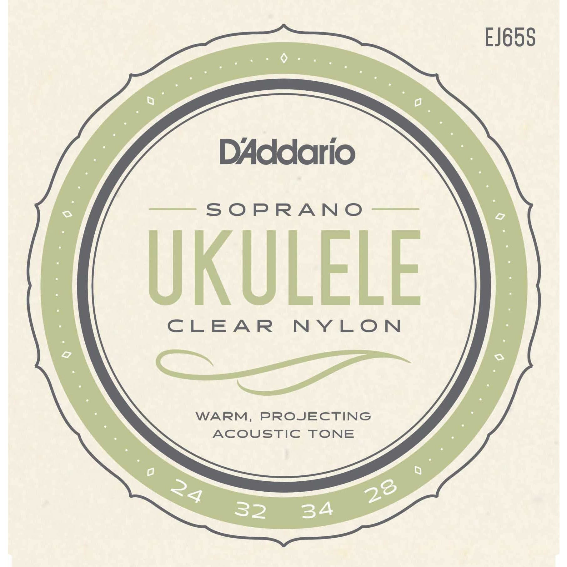 Image 3 of D'Addario EJ65S Pro-Arte Custom Extruded Clear Nylon Soprano Ukulele Strings - SKU# J65U : Product Type Strings : Elderly Instruments