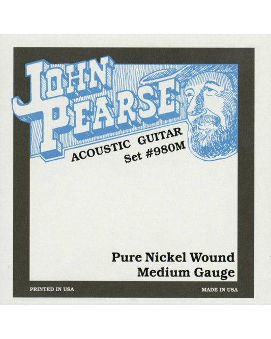 Image 1 of John Pearse 980M Nickel Medium Acoustic/Electric Guitar Strings - SKU# JP980M : Product Type Strings : Elderly Instruments