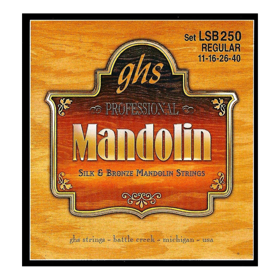 GHS LSB250 Silk & Bronze Regular Gauge .011-.040 Mandolin Strings