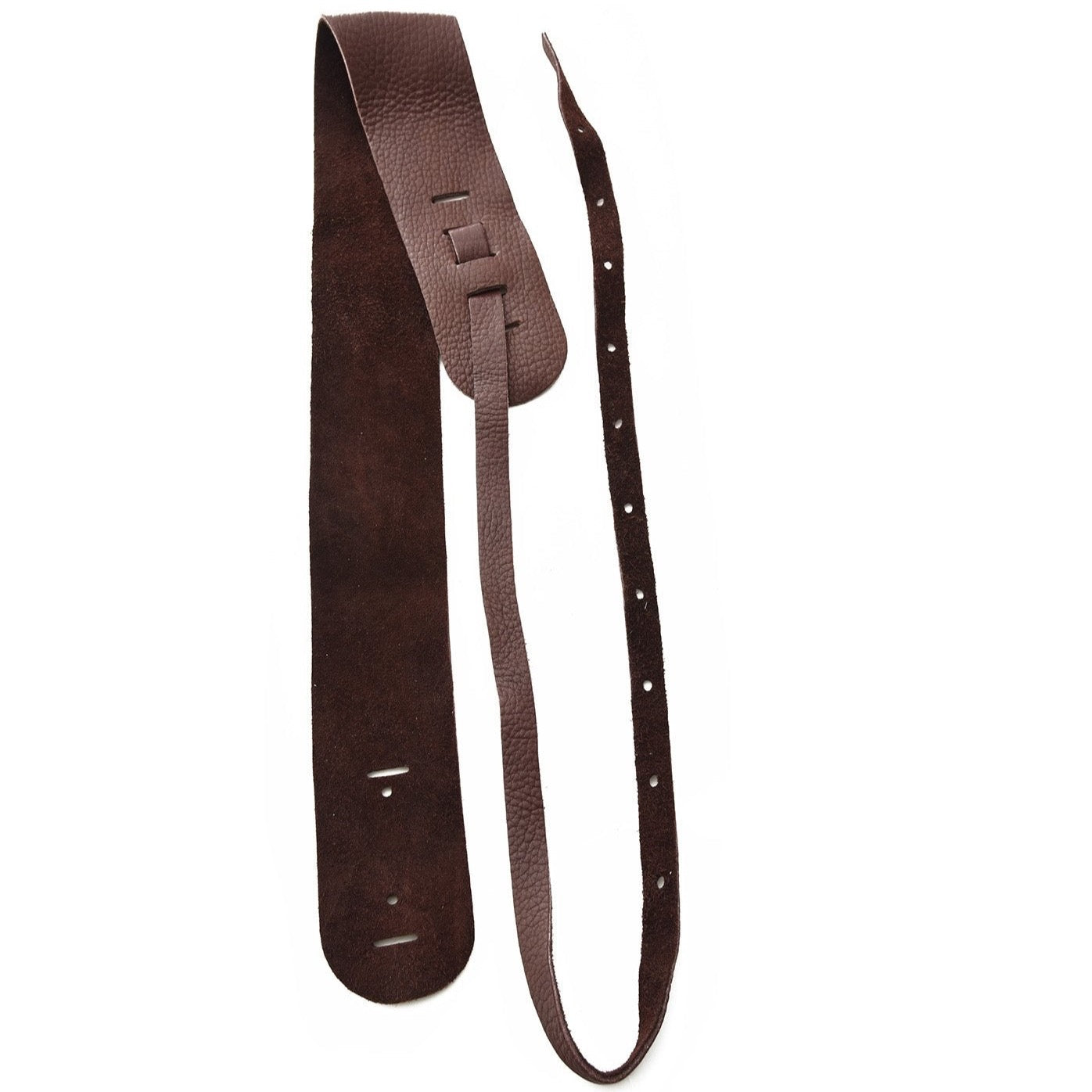 Front of LAKOTA LEATHERS 3" BANJO CRADLE STRAP, MAHOGANY