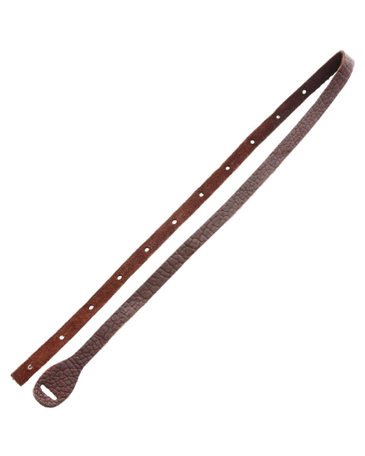 Front of LAKOTA LEATHERS MANDOLIN STRAP, MAHOGANY