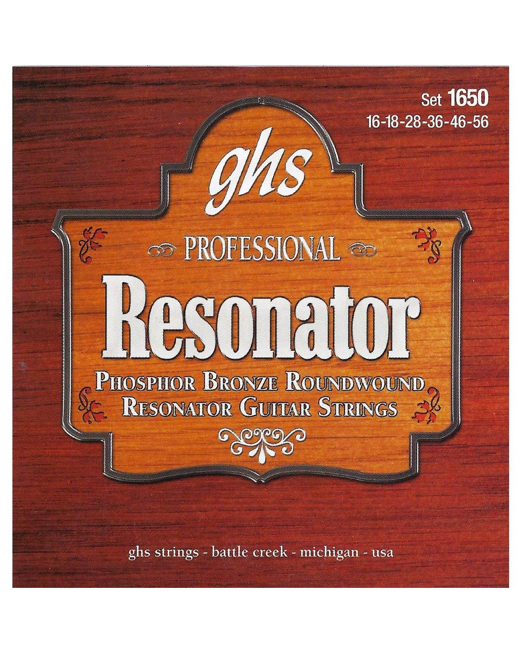 Image 1 of GHS 1650 Phosphor Bronze Resonator Acoustic Guitar Strings, G-Tuning - SKU# PB1650 : Product Type Strings : Elderly Instruments