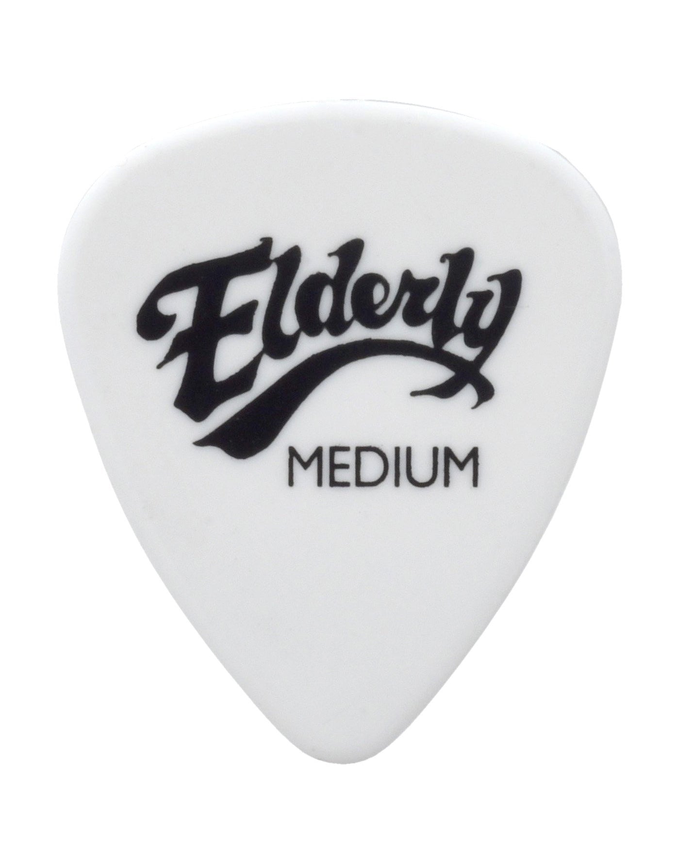 Front of Elderly Instruments Delrin Flatpick, .71MM Medium