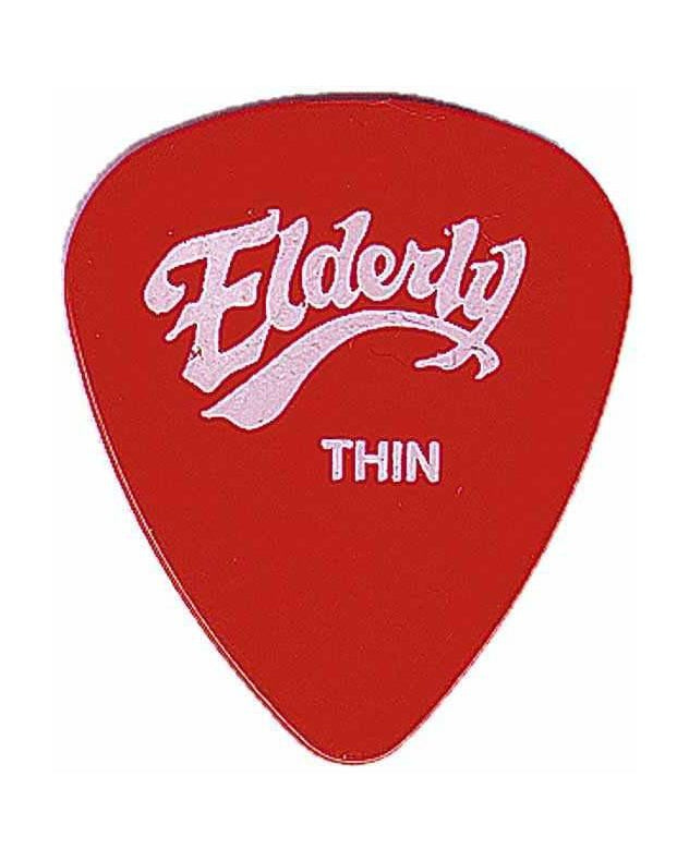 Front of Elderly Instruments Delrin Flatpick, .46MM Light