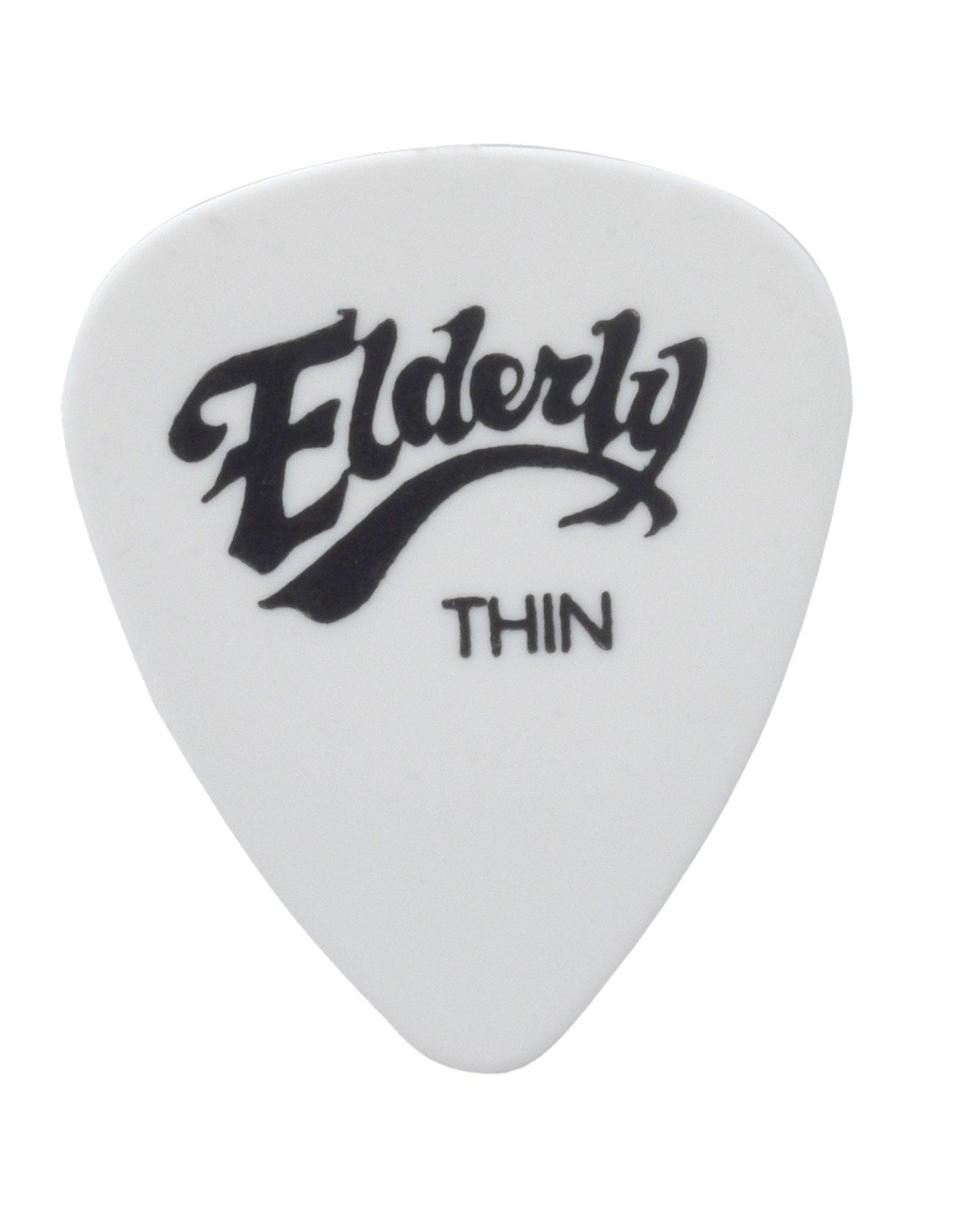 Front of Elderly Instruments Delrin Flatpick, .46MM Light