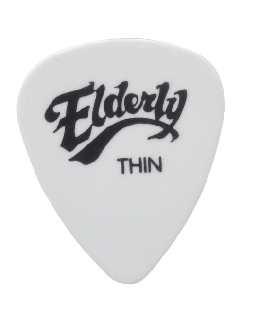 Front of Elderly Instruments Delrin Flatpick, .46MM Light