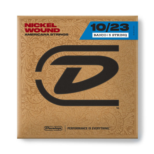 Image 2 of Dunlop DJN1023 Nickel Wound Medium Gauge Banjo Strings - SKU# DLN1115 : Product Type Strings : Elderly Instruments