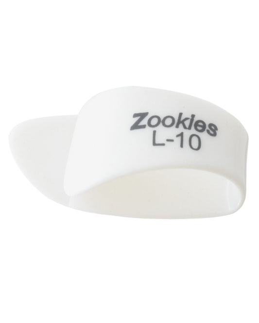 Front of Dunlop Zookies 10 Degree Large Thumbpick