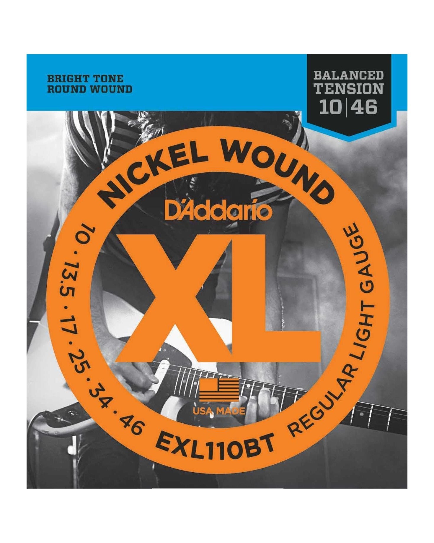 Image 1 of D'Addario EXL110BT XL Nickel Round Wound Balanced Tension Light Gauge Electric Guitar Strings - SKU# EXL110BT : Product Type Strings : Elderly Instruments