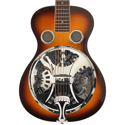 Front of Regal RD-40VS Resonator Guitar