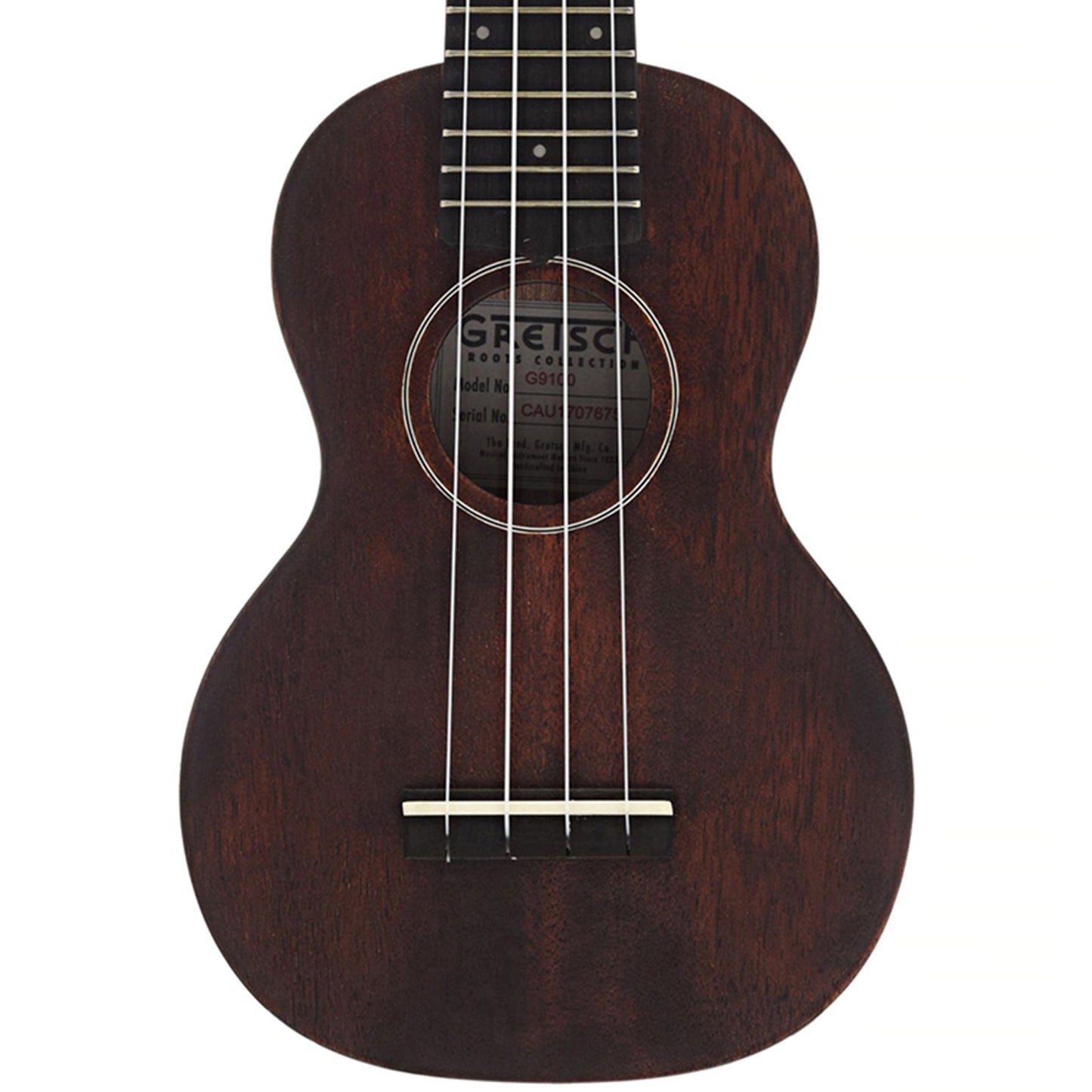 Front of Gretsch G9100 Soprano Standard Ukulele