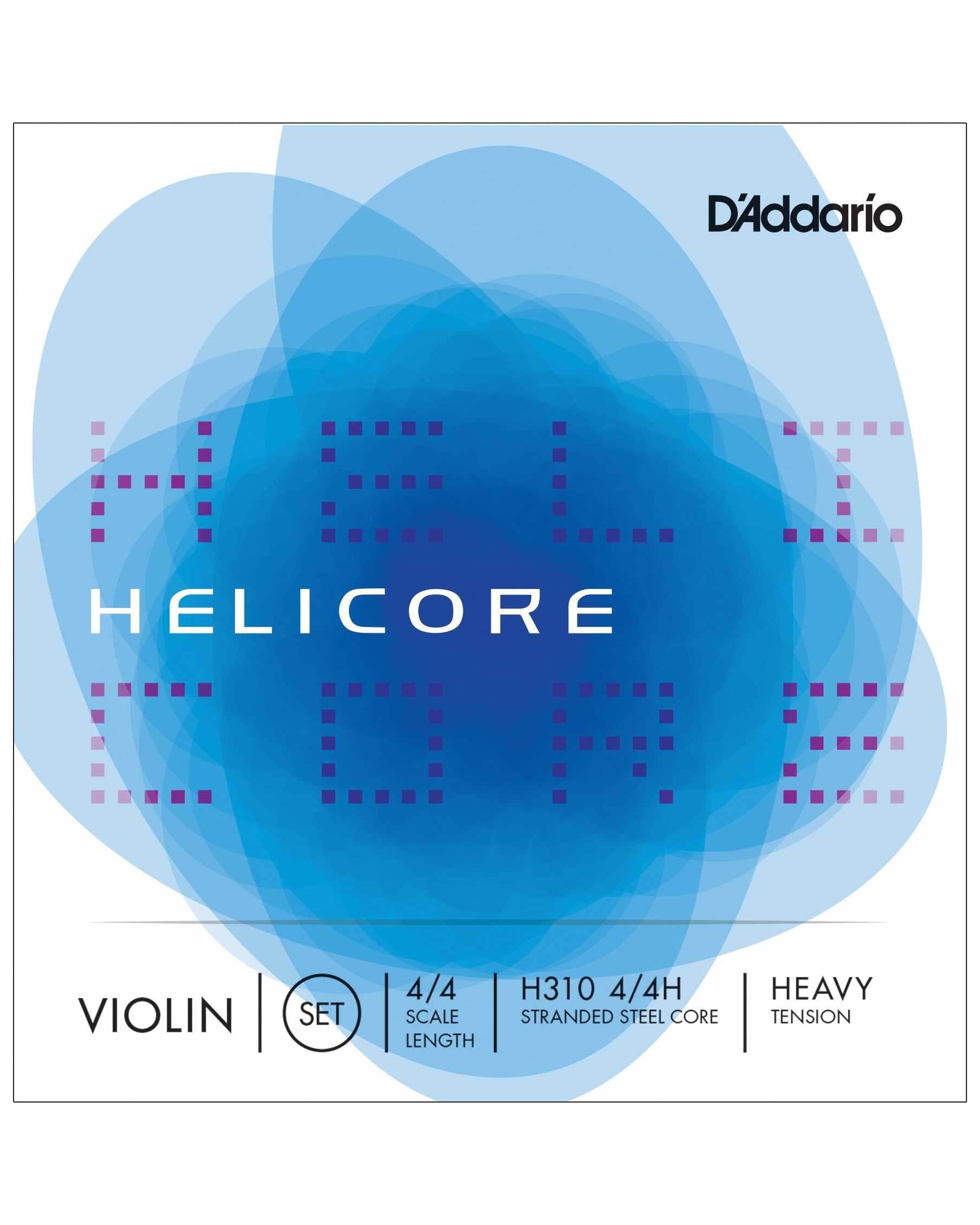 Image 1 of D'Addario Helicore H310 4/4 Scale Heavy Tension Stranded Steel Core Violin Strings - SKU# H310H : Product Type Strings : Elderly Instruments