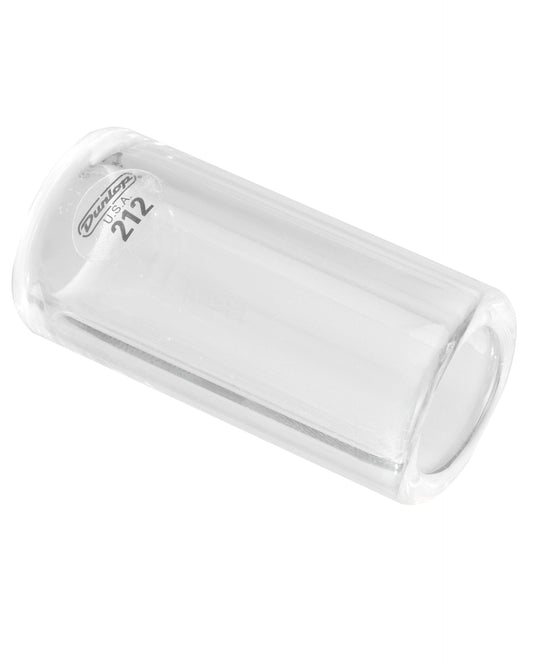 Front and Side of Dunlop 212 Glass Bottleneck Slide, Small & Short