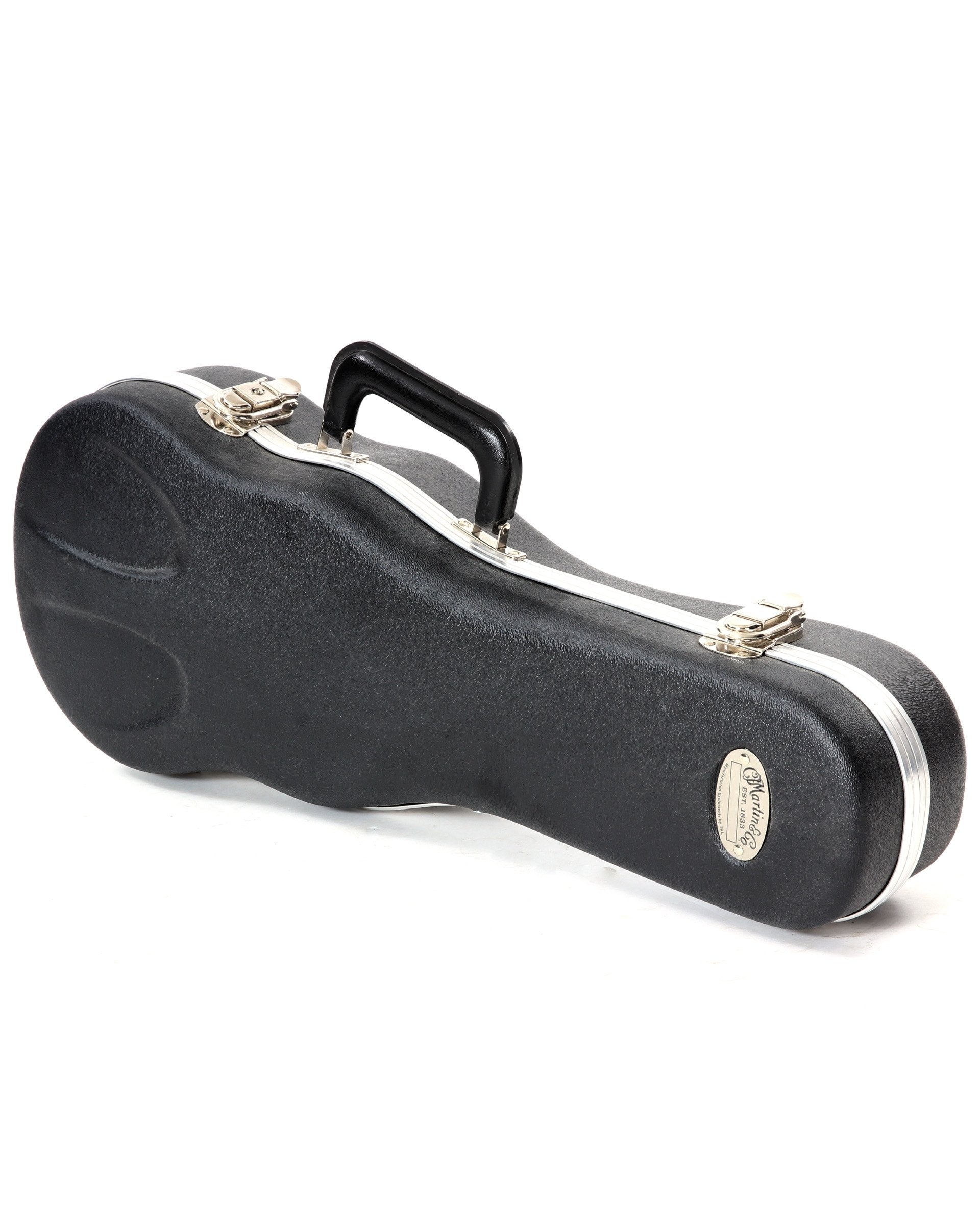 Full Front and Side of Martin Thermoplastic Soprano Ukulele Case