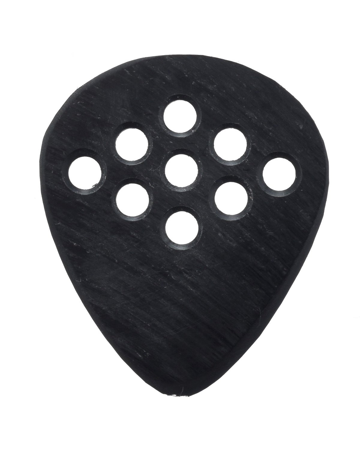 Front of Wegen BG140B Bluegrass Picks, Set of 4, Black 1.40MM