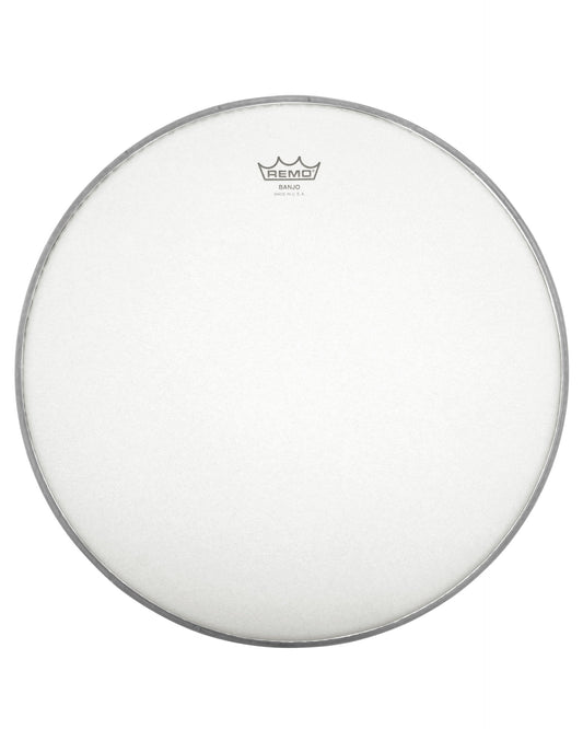 Image 1 of Remo Frosted Top Banjo Head, 10 1/8 Inch Diameter, High Crown (1/2 Inch) - SKU# B1002-H-FRT : Product Type Accessories & Parts : Elderly Instruments