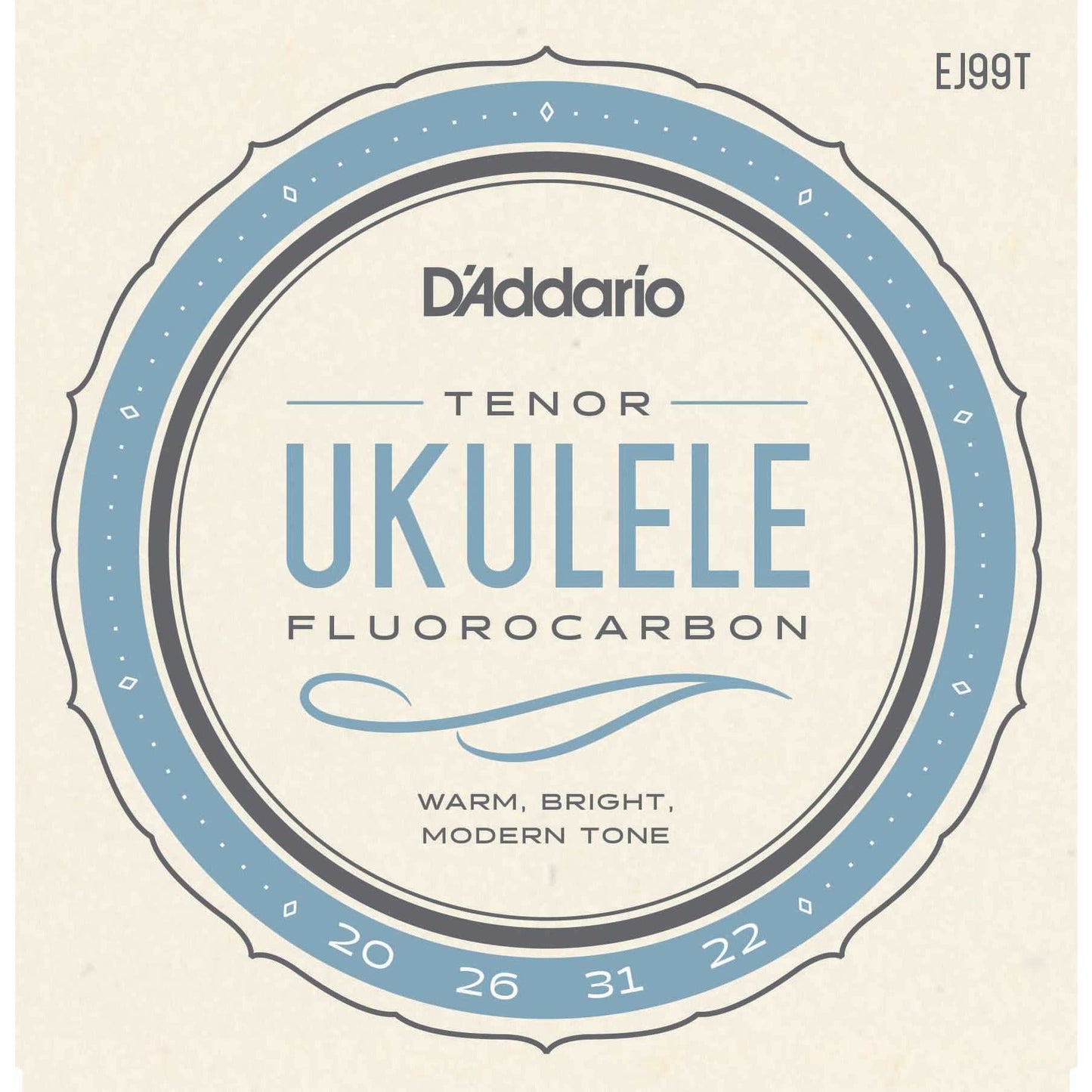 Front of D'Addario EJ99T Pro-Arte Carbon Fluorocarbon Tenor Ukulele Strings