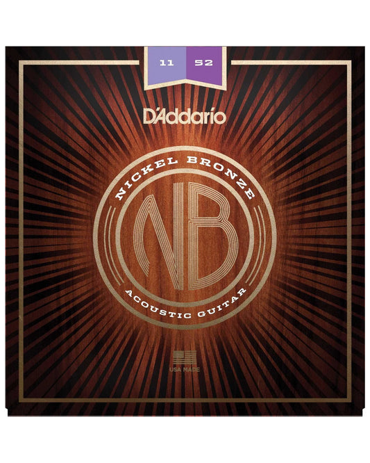 Image 1 of D'Addario Nickel Bronze Custom Light Gauge Acoustic Guitar Strings - SKU# NB1152 : Product Type Strings : Elderly Instruments