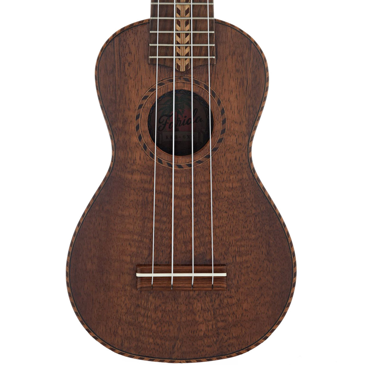 Front of Farida KKS-6 NC Soprano Ukulele